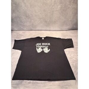 Joe‎ Buck Yourself, band tshirt solo artist black tshirt size 3X NWOT